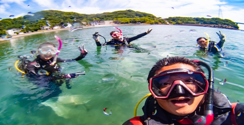 長崎の海を趣味として楽しむダイビングライフ